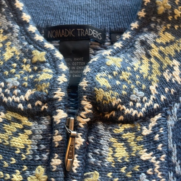 Nomadic Traders Full Zip Sweater Size S - Picture 5 of 5